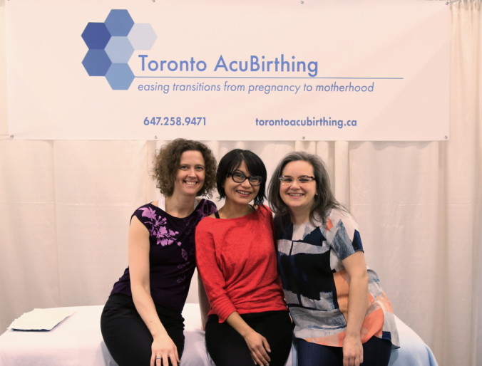 Toronto AcuBirthing team at Yoga Conference